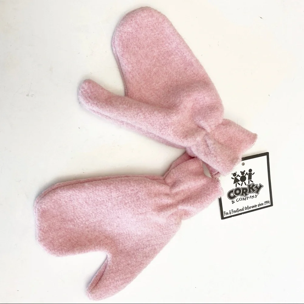 Corky & Company Girls Winter Mittens Blush Pink